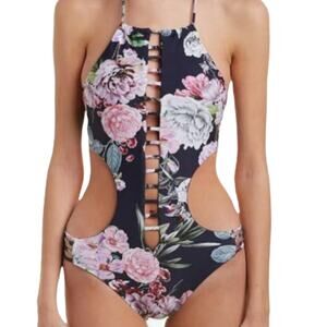 RACHEL RACHEL ROY Floral One Piece Swimsuit Size XS